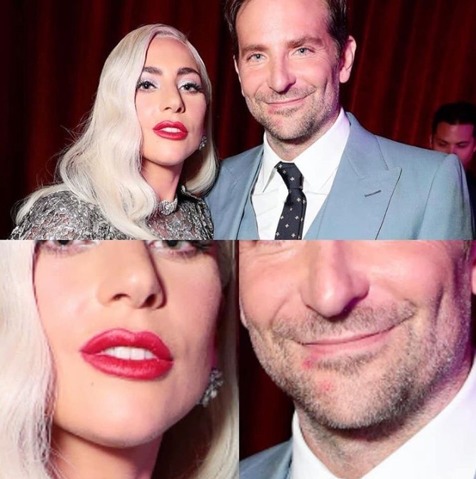 Lady Gaga e Bradley Cooper em montagem feita por um fã (Foto: Instagram)