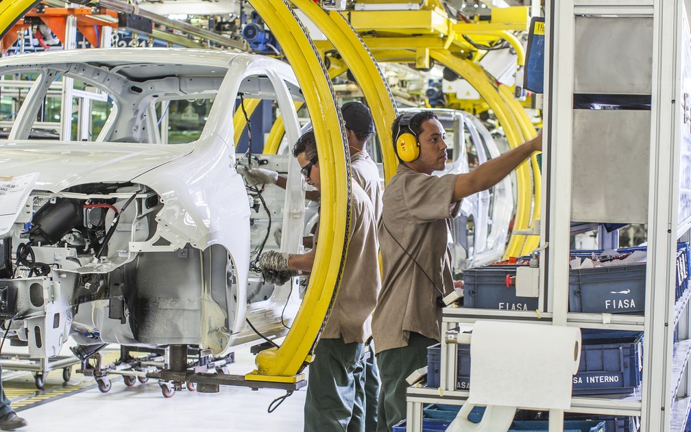 Fábrica da Fiat Chrysler, em Betim, MG (Foto: Divulgação)