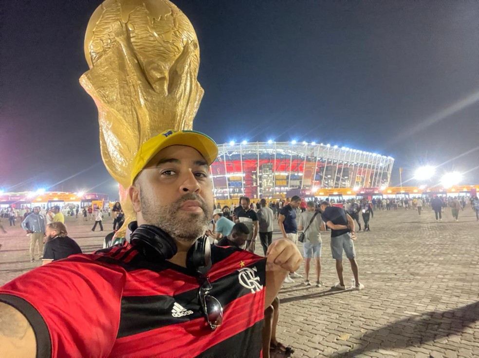 R&ocirc;mulo Garcia, Flamengo, Copa do Mundo do Catar &mdash; Foto: R&ocirc;mulo Garcia/Arquivo pessoal 