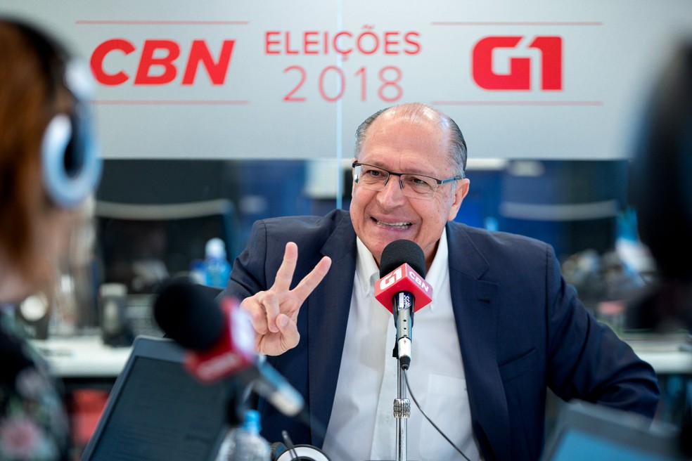 O candidato do PSDB à Presidência, Geraldo Alckmin — Foto: Marcelo Brandt/G1