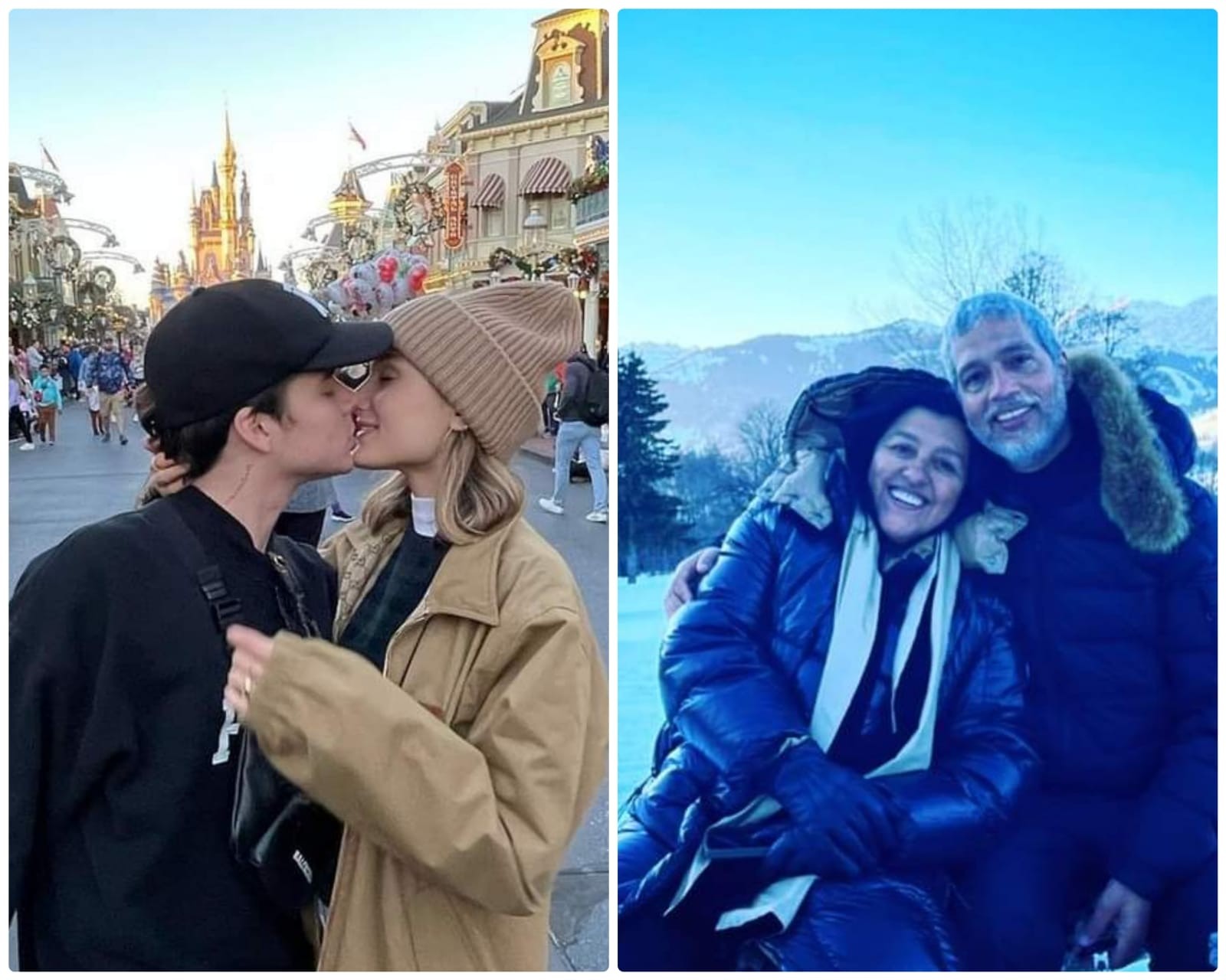 Sasha e João Figueiredo escolheram a Disney, em Orlando (EUA), para destino de Natal; Regina Casé e o marido, Estevão Ciavatta, curtem a neve na região de Megève (Foto: Reprodução/Instagram)