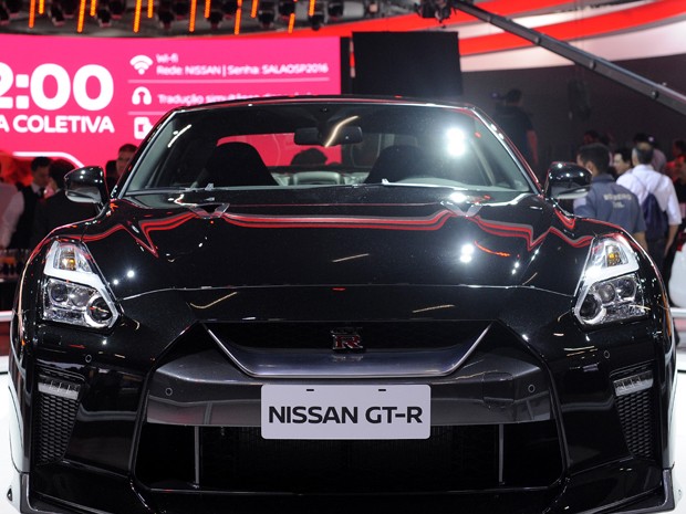 Nissan GT-R no Salão de SP 2016 (Foto: Alan Morici/G1)
