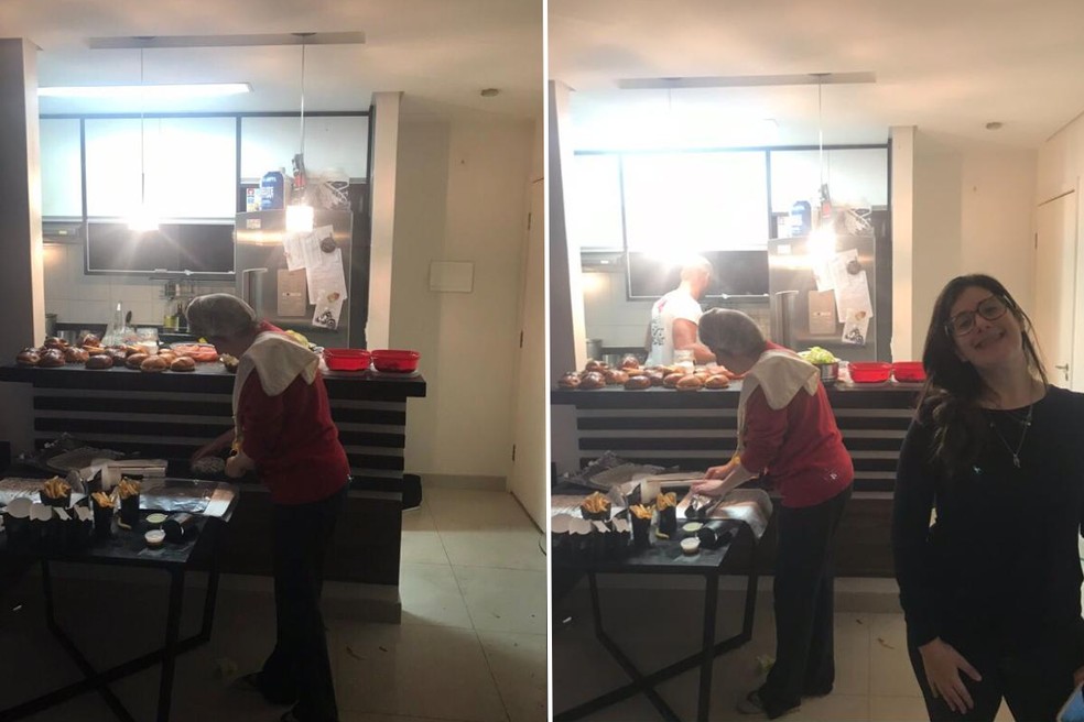 Produção dos lanches começou na cozinha do apartamento onde o casal morava em Jundiaí (SP) — Foto: Arquivo pessoal