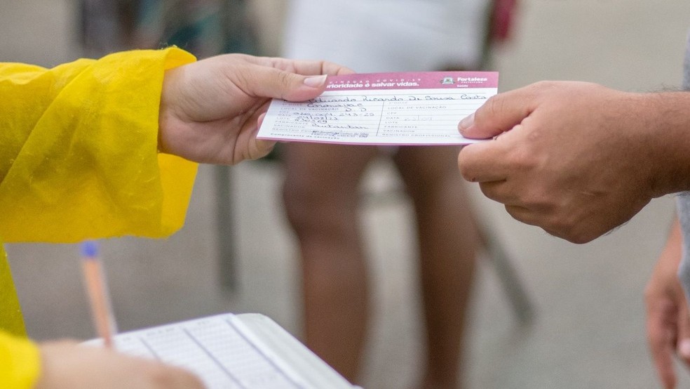 Passaporte vacinal começou a ser utilizado no Ceará em novembro de 2021.  — Foto: Thiago Gadelha/SVM