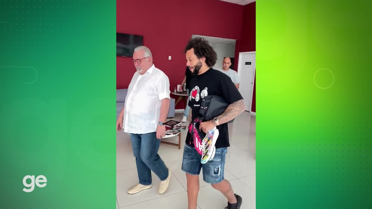 Marcelo inicia rotina no CT do Fluminense