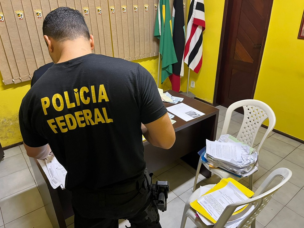 PF investiga desvio de verba da merenda escolar em três prefeituras do MA; esquema criminoso desviou cerca de R$ 3,8 milhões — Foto: Divulgação/Polícia Federal