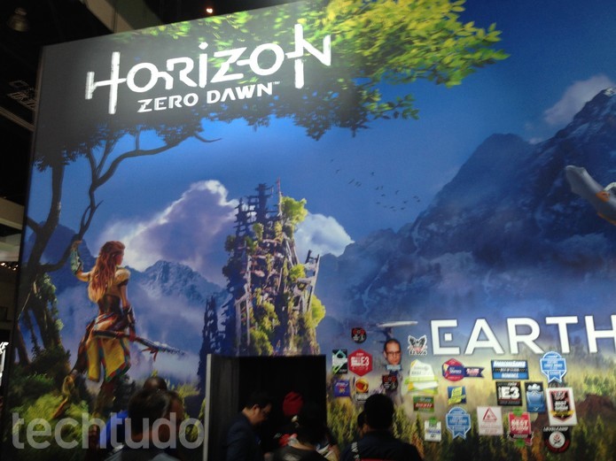 Horizon é um dos jogos mais aguardados do PS4 (Foto: Felipe Vinha/TechTudo)