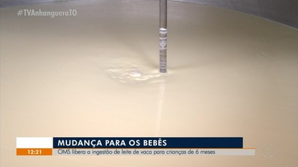 OMS libera ingestão de leite de vaca para crianças de 6 meses