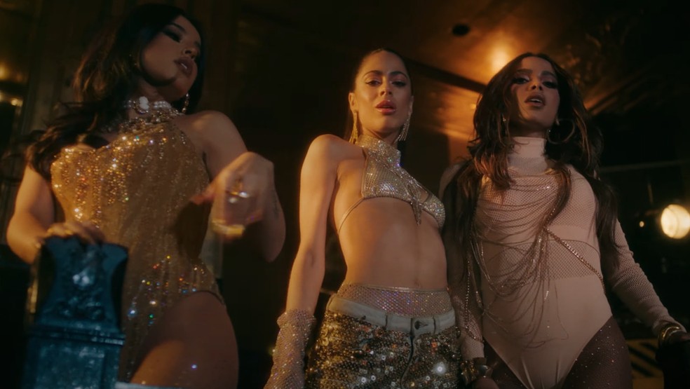 Anitta, TINI and Becky G release the clip 'La Loto' — Photo: Reproduction