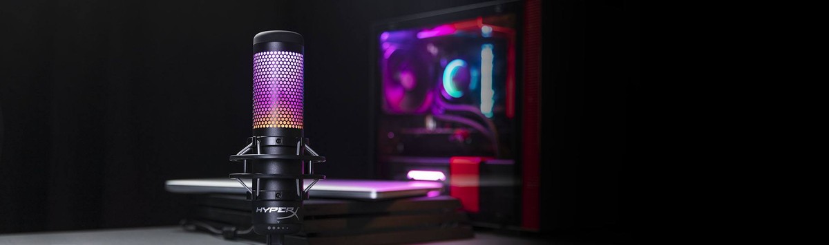 HyperX Quadcast S é bom? Veja preço e detalhes do microfone usado por streamers