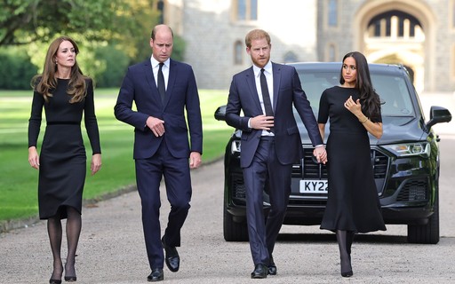 Harry e Meghan Markle encontram Kate Middleton e William após morte da Rainha Elizabeth