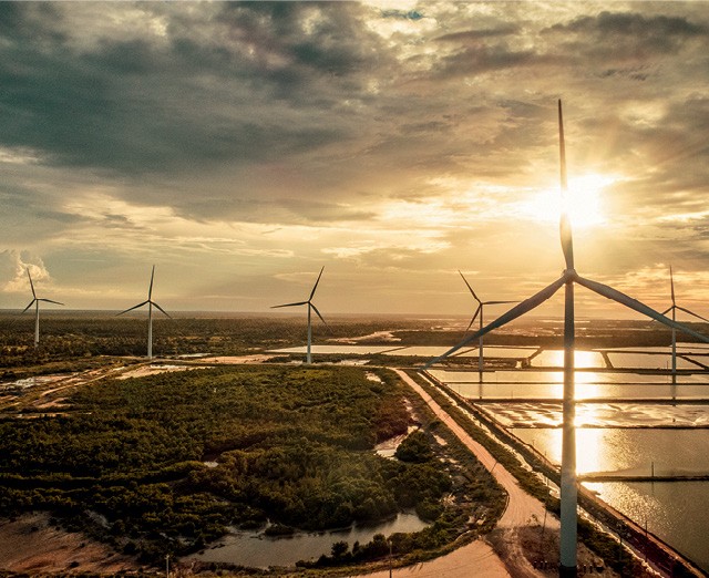 Heineken - A construção do parque eólico do Ceará foi o primeiro passo da empresa para chegar a 2023 usando apenas energia renovável (Foto: Divulgação)