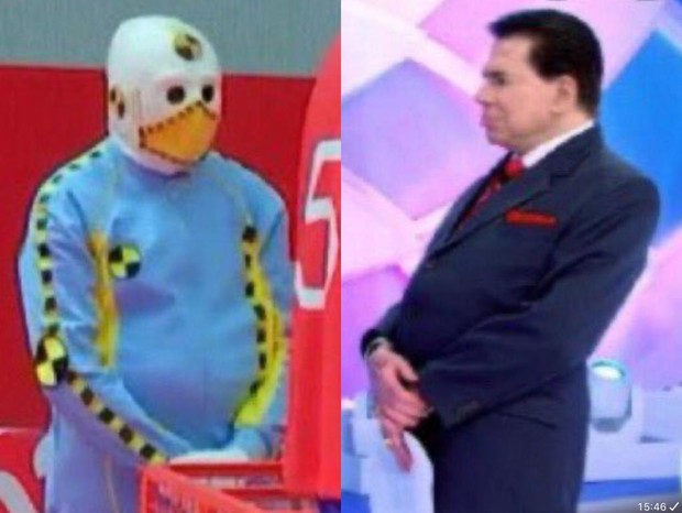 Dummy é comparado a Silvio Santos (Foto: Globoplay/SBT)