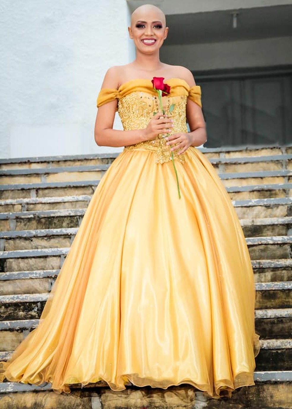 Jovem diagnosticada com câncer  — Foto: Lenildo Nery /Arquivo pessoal