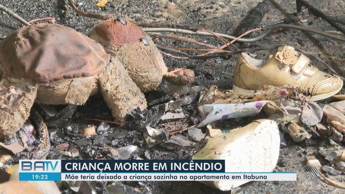 Criança de dois anos morre em incêndio após ser deixada sozinha em casa no  interior da Bahia | Bahia | G1