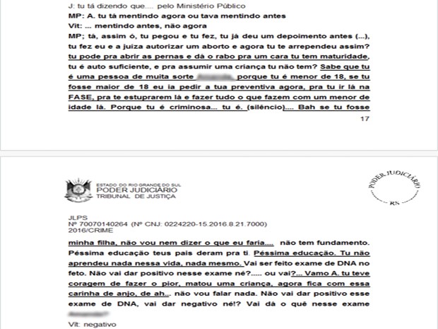 Declarações de promotor (Foto: Reprodução )