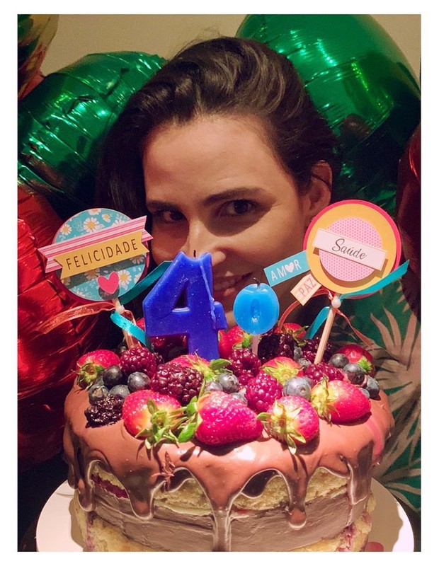 Fernanda Tavares comemora seus 40 anos (Foto: Reprodução/Instagram)