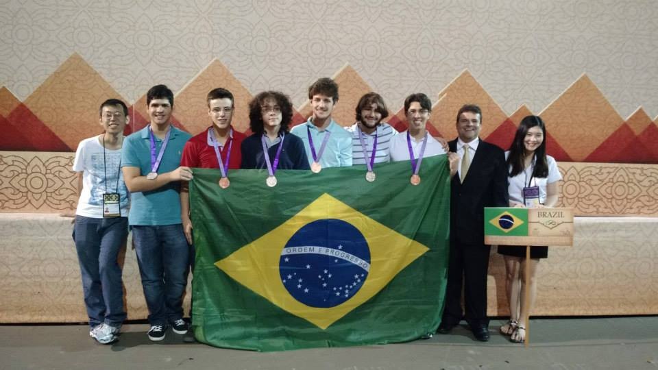 os medalhistas brasileiros (Foto: obm - divulgação)