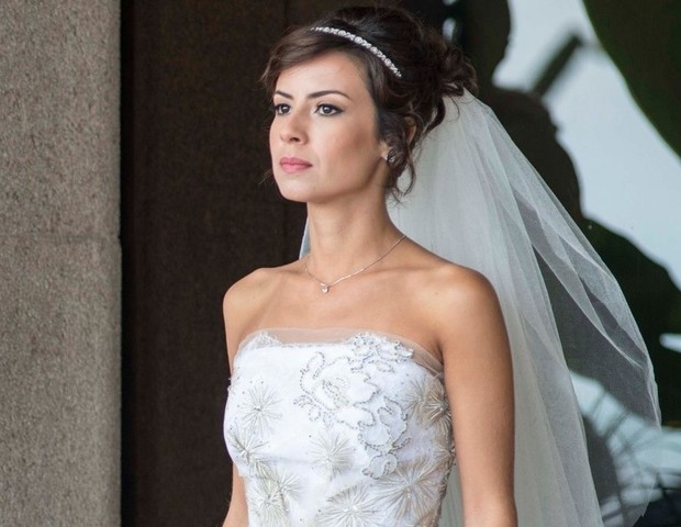 Andréia Horta avalia que cena do não-casamento de Maria Clara foi marcante na novela Império (Foto: TV Globo)