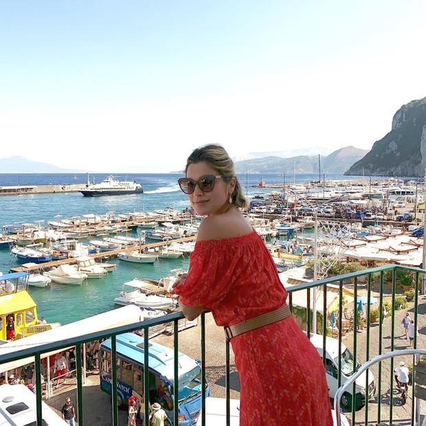 Flávia Alessandra curte férias em família na Itália (Foto: Reprodução/Instagram)