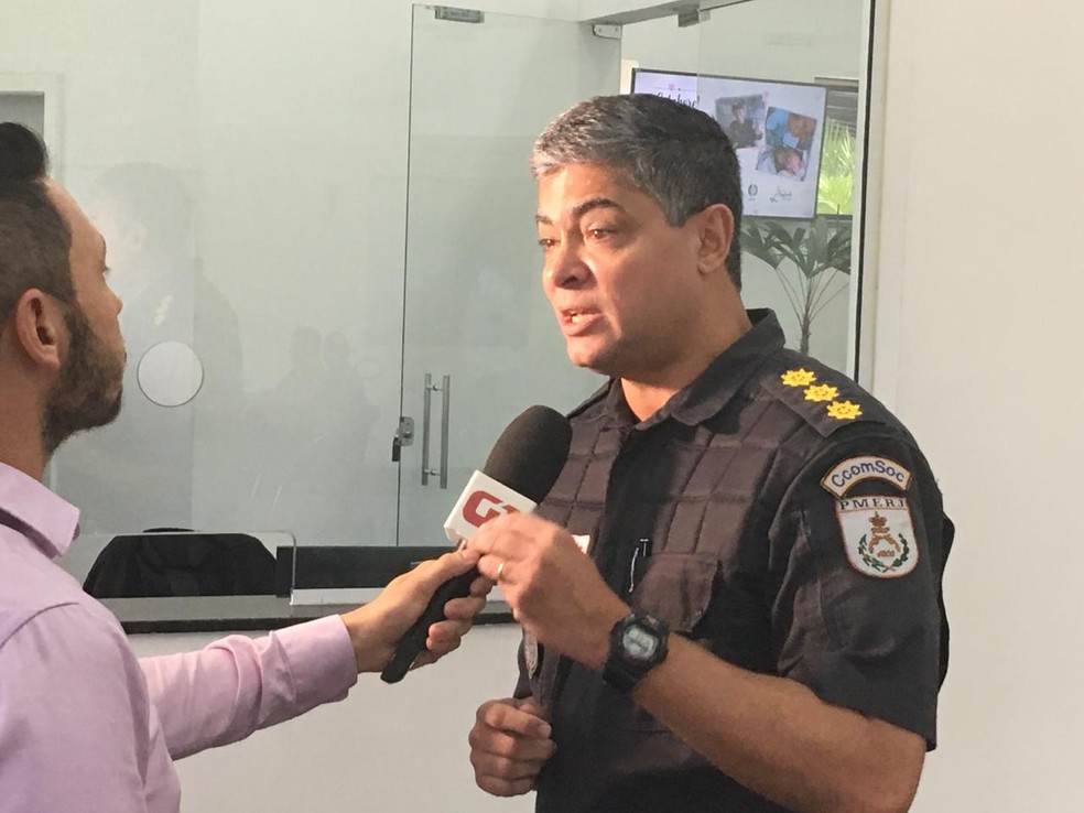 Coronel Mauro Fliess, porta-voz da PM — Foto: Tébaro Schmidt