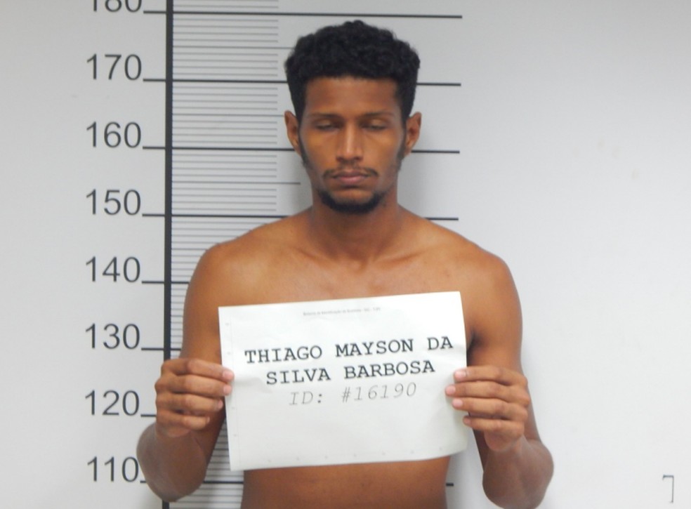 Thiago Mayson foi preso em flagrante por estuprar e matar estudante de jornalismo da UFPI — Foto: Reprodução