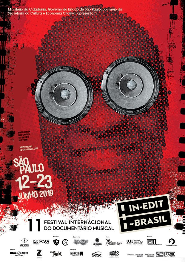 Evaldo Rosa em cartaz do Festival In-Edit 2019 (Foto: Divulgação) Evaldo Rosa em cartaz do Festival In-Edit 2019 (Foto: Divulgação)
