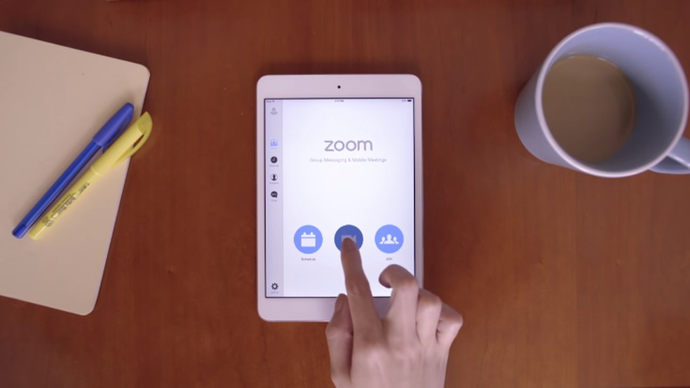 Zoom permite fazer chamadas de vídeo e compartilhar a tela em reuniões — Foto: Divulgação/Zoom