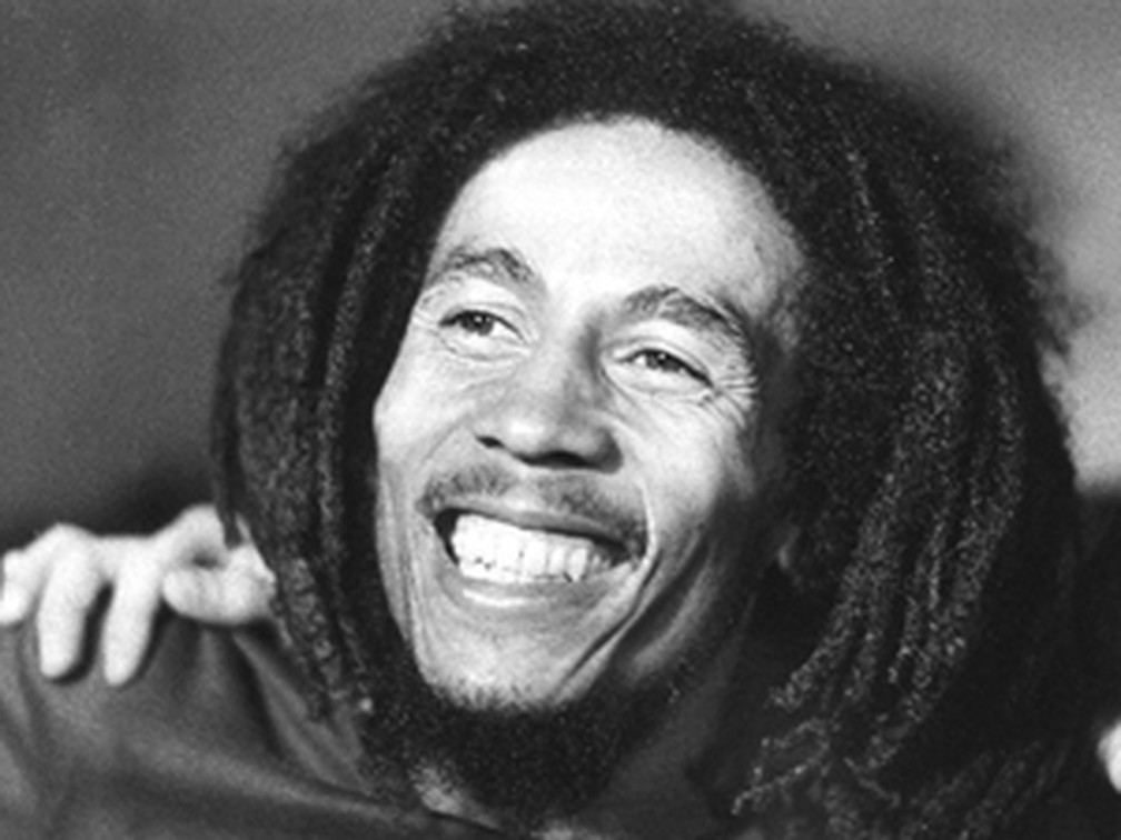 Bob Marley em imagem de 1976.  — Foto: AFP