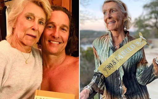 Matthew McConaughey parabeniza a mãe pelos 90 anos, que ganha muitos elogios: "Linda"