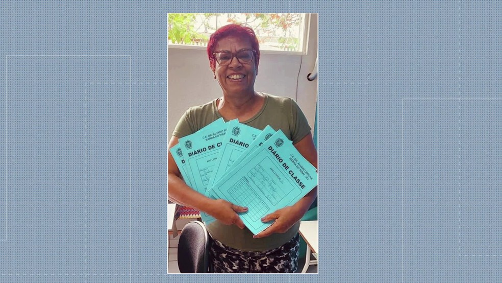 Dona Rose era professora em Piraí, no Sul do Rio, e morreu vítima da Covid-19 aos 66 anos — Foto: Reprodução