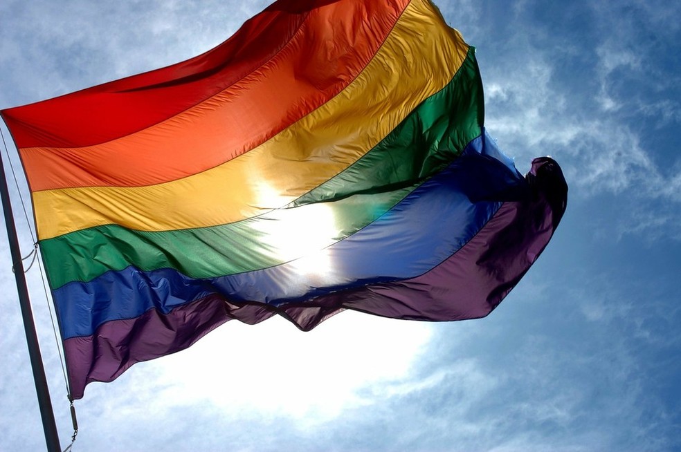 Bandeira do orgulho LGBTQI — Foto: Reprodução/Redes Sociais