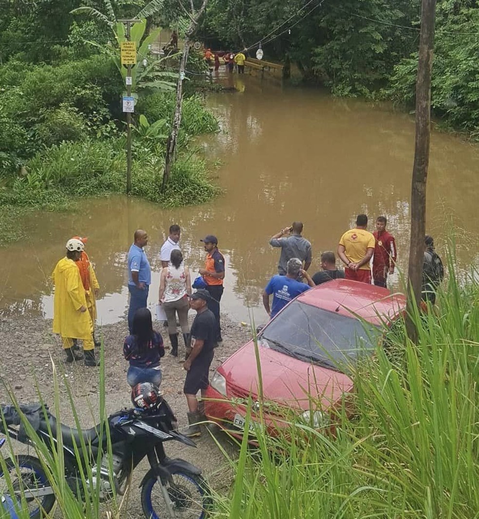 Corpo de menino de 3 anos que desapareceu em rio durante enchente é encontrado em São Sebastião. — Foto: Divulgação/Prefeitura