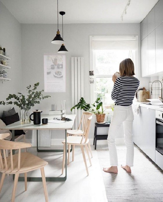 7 ideias de cozinhas com decoração escandinava para adotar o estilo já (Foto: Reprodução / Pinterest)