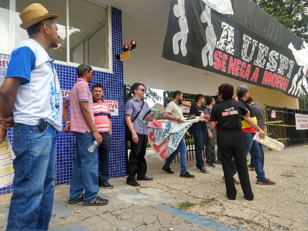 Professores da Uespi iniciam greve por tempo indeterminado — Foto: Divulgação/Adcesp