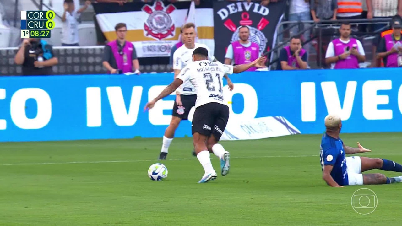 Corinthians x Cruzeiro - Melhores Momentos do 1º Tempo