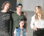 Vladimir Brichta, Alinne Moraes, Nicolas Prattes e Lara Cariello | César Alves/TV Globo