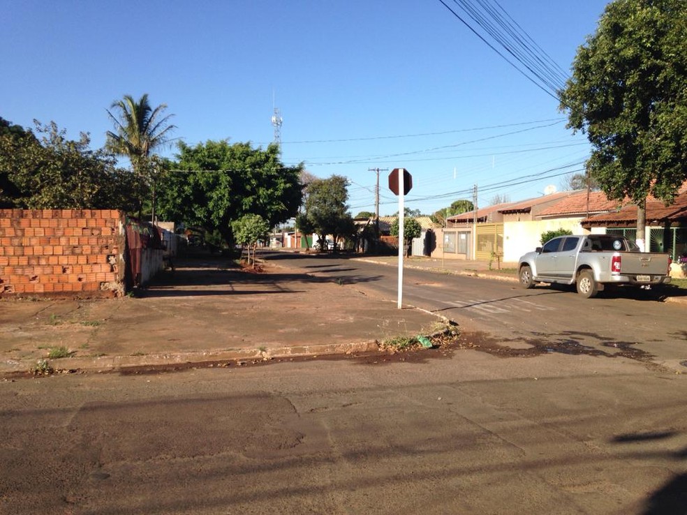 Bairro de Campo Grande onde a vÃ­tima foi estuprada (Foto: Osvaldo NÃ³brega/TV Morena)