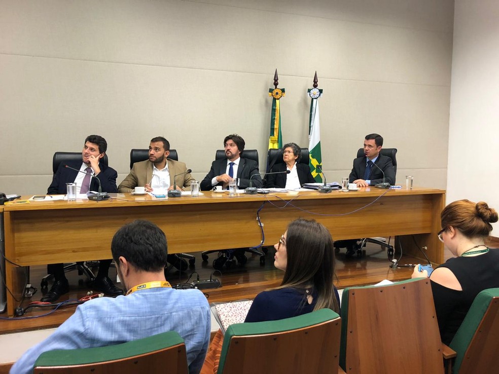 Anderson Torres, secretário de segurança pública do DF é ouvido pela CPI do feminicídio — Foto: Arquivo pessoal