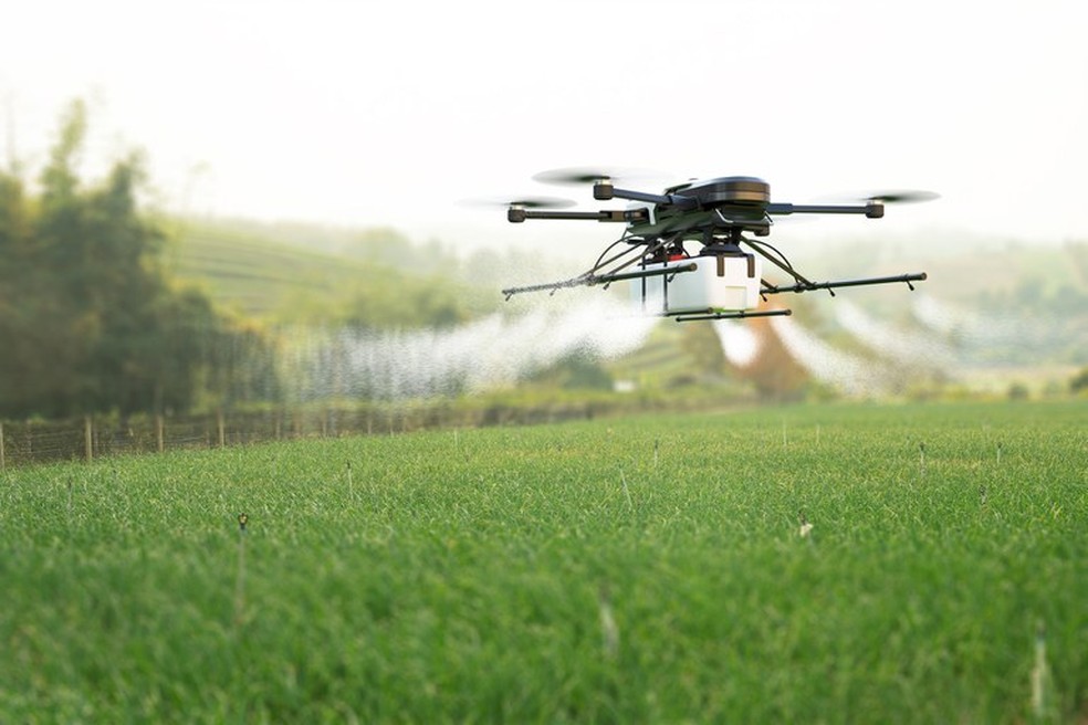 Mapa regulamenta o uso de drones em atividades agropecuárias — Foto: Divulgação / Mapa