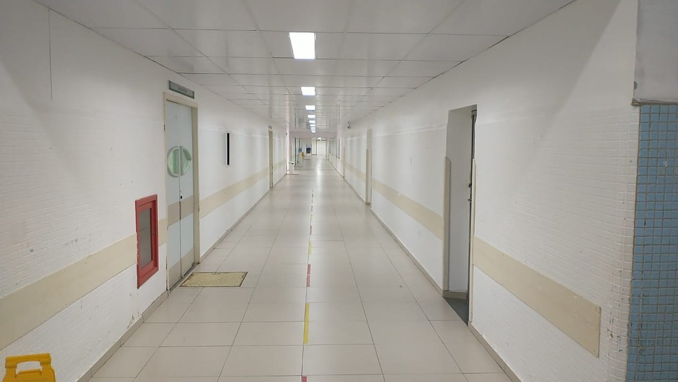 Hospital Geral de Fortaleza está sem pacientes nos corredores, informa Secretaria da Saúde — Foto: Divulgação