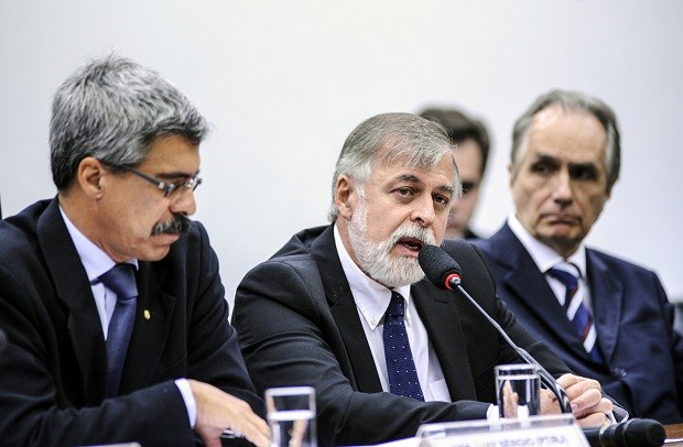 Paulo Roberto Costa na CPI da Petrobras (Foto: Lúcio Bernardo Jr/ Câmara dos Deputados)