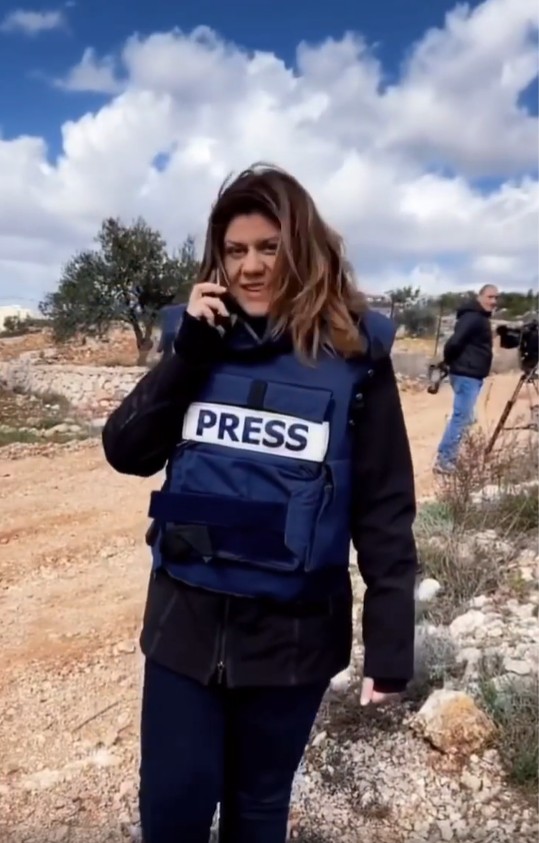 Segundo a ONU, a bala que matou Shireen Abu Akleh, na Cisjordânia em maio, foi disparada por forças de segurança de Israel (Foto: Reprodução Instagram)