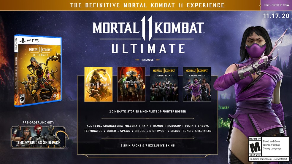Mortal Kombat 11 Ultimate terá todos os conteúdos lançados até o momento — Foto: Divulgação/NetherRealm