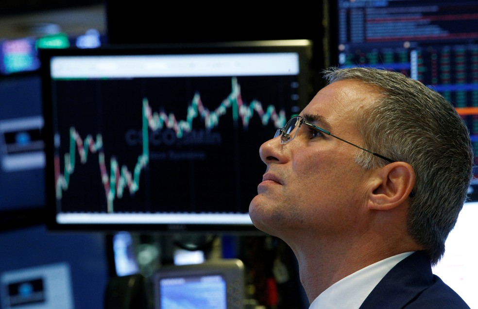 Bolsa de Nova York (NYSE), nos EUA — Foto: Brendan McDermid/Reuters