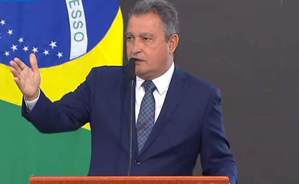 Rui Costa, ministro da Casa Civil do governo Lula, em cerimônia de transmissão de cargo em Brasília. — Foto: Reprodução/TV Brasil