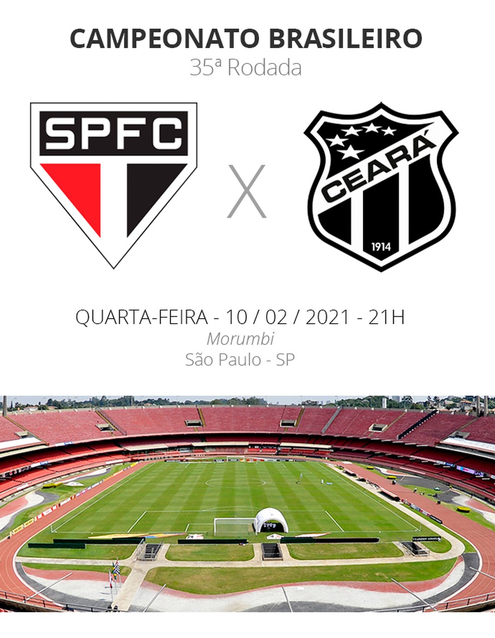 Sao Paulo X Ceara Veja Onde Assistir Escalacoes Desfalques E Arbitragem Brasileirao Serie A Ge