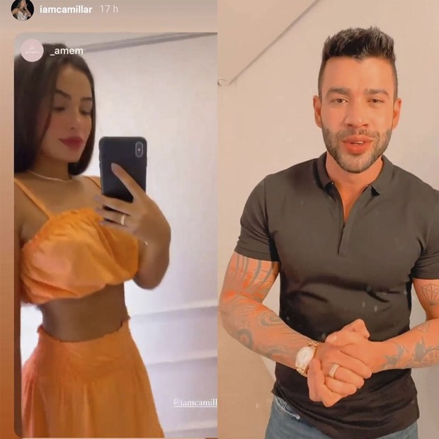 Gusttavo Lima desmente romane com  Camila Landin (Foto: Reprodução/Instagram)