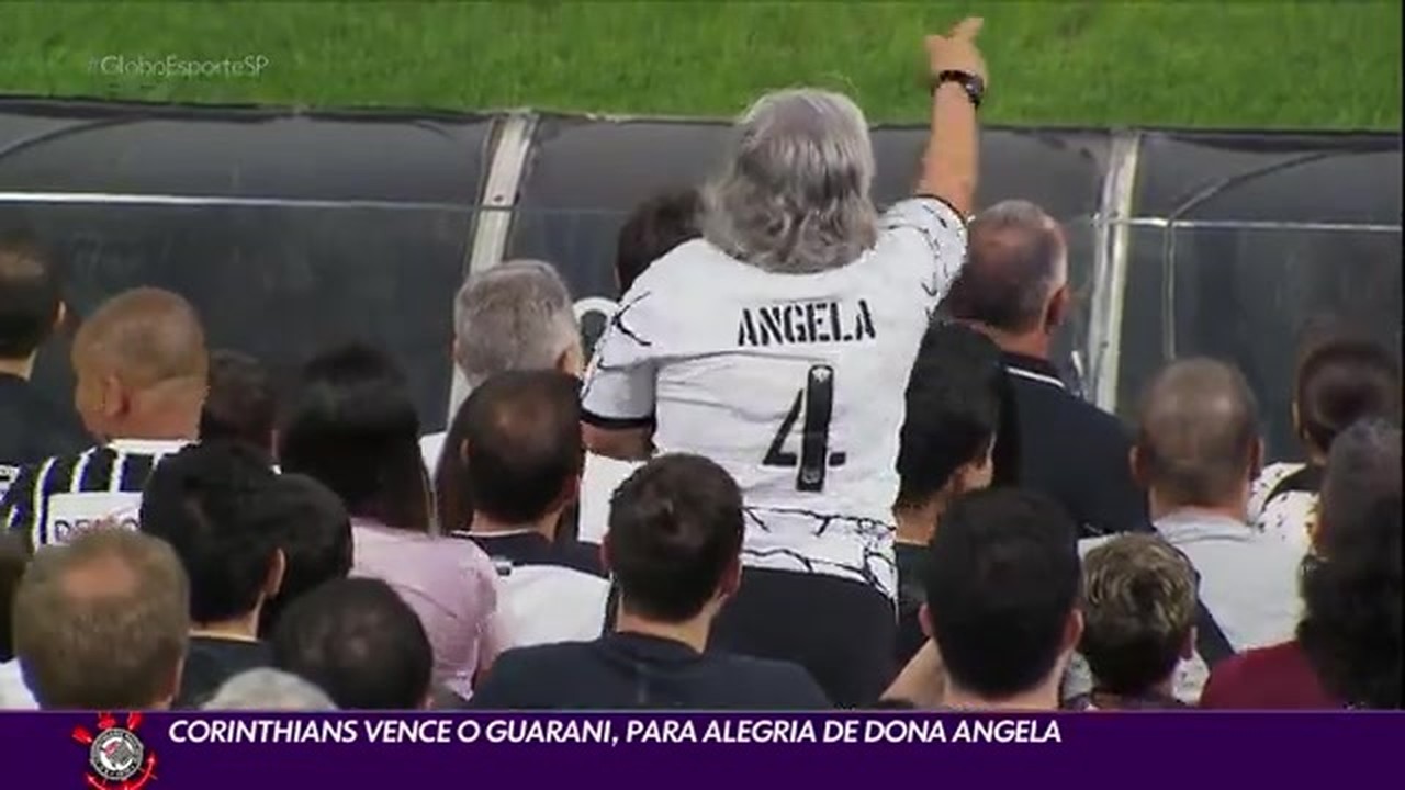 Corinthians vence o Guarani, para alegria de Dona Angela