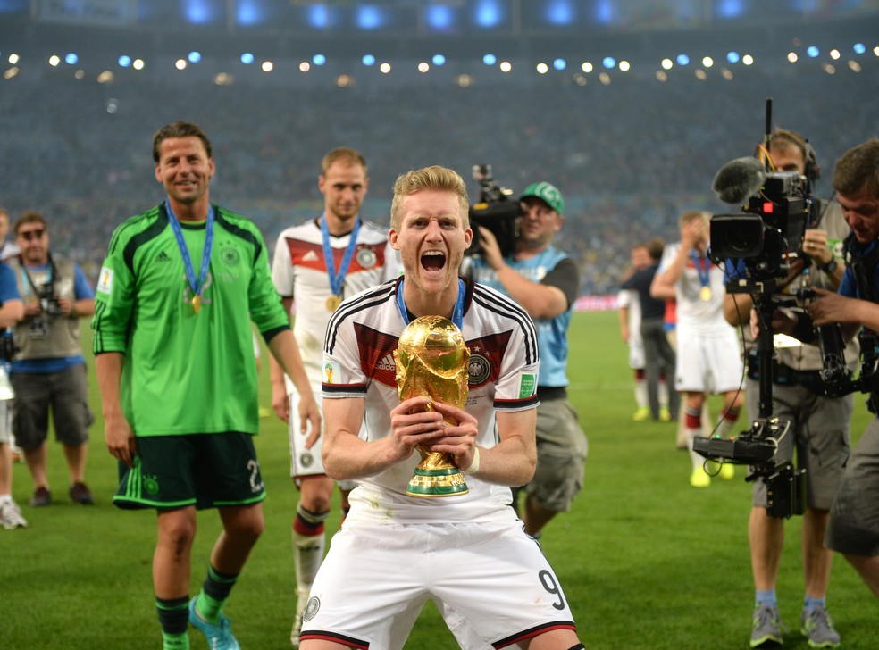 Schürrle conquistou a Copa do Mundo de 2014, no Brasil — Foto: Getty Images
